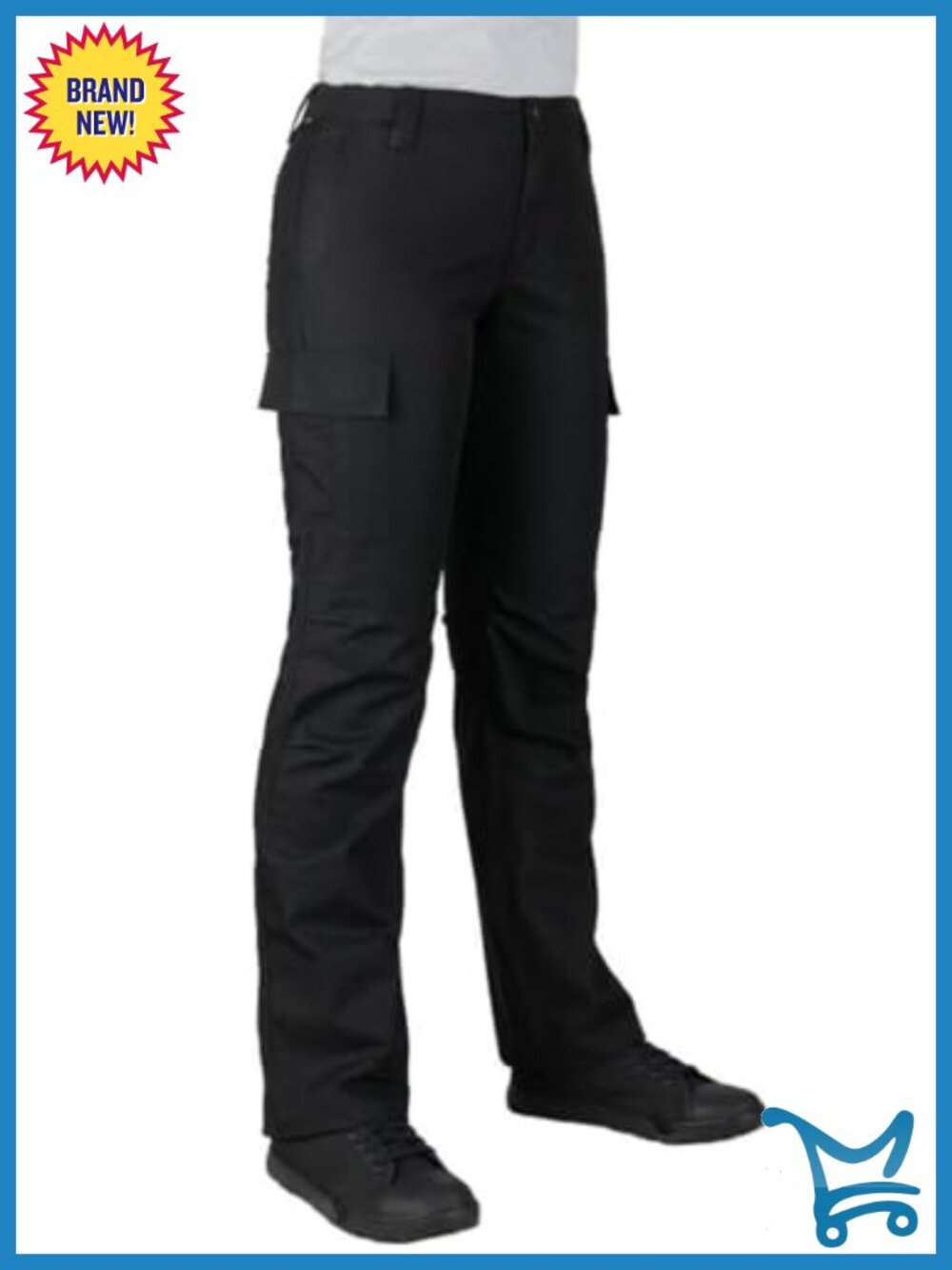 Women's Stretch Tactical Cargo Pants Ripstop Slim Fit Work Hiking